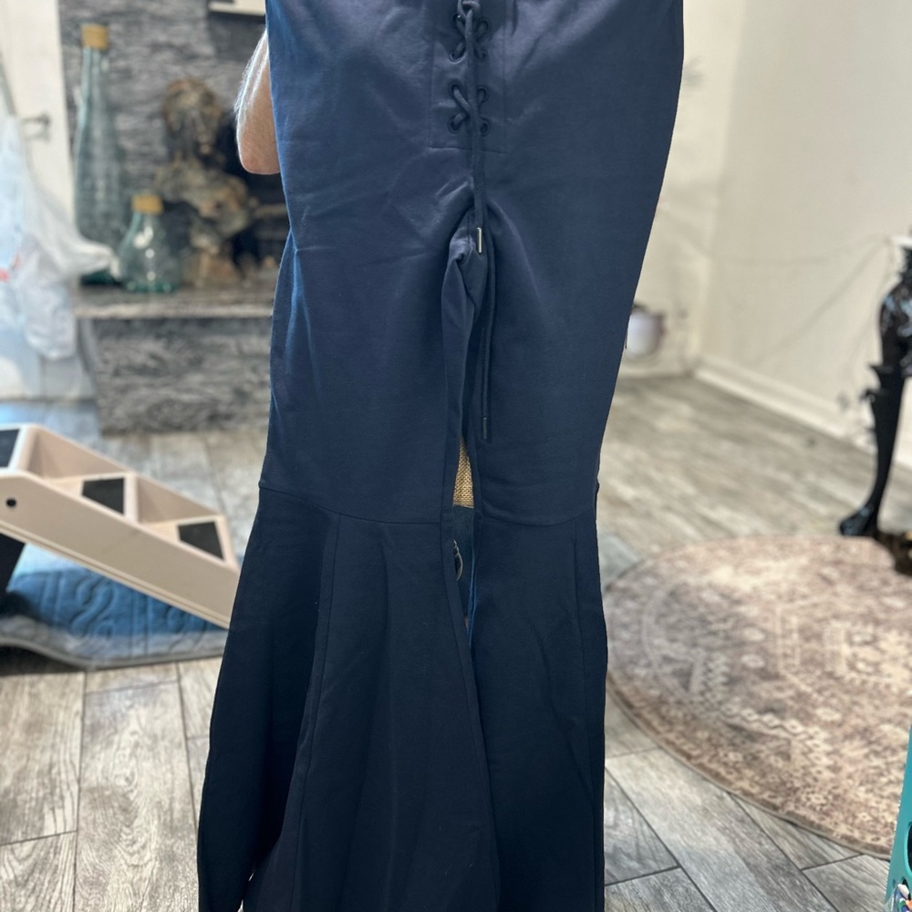 Chic Navy Boot Cut Jumpsuit